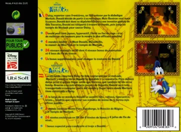 Donald Duck - Quack Attack (Europe) (En,Fr,De,Es,It) box cover back